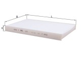 MAHLE LA 93 Filtru, aer habitaclu