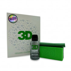 Kit Protectie Ceramica 3D Ceramic Coating Graphene, 30ml