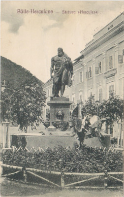 CP Baile Herculane Statuia Hercules ND(1930) foto
