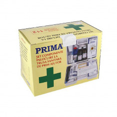 Kit de Inlocuire Trusa Medicala Prim Ajutor Fixa, Valabilitate 24 Luni, Kit de Inlocuire pentru Trusa Sanitara, Kit de Inlocuire Componente Trusa Sani