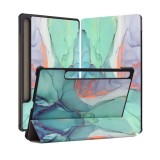 Husa pentru Samsung Galaxy Tab S9 / S9 FE - Techsuit FoldPro - Green Time