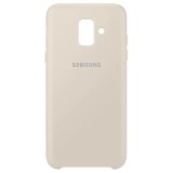 Husa de protectie Galaxy A6 2018 Dual Layer Cover auriu, negru, Plastic, Carcasa, Samsung