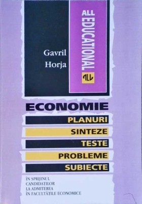 ECONOMIE. PLANURI, SINTEZE, TESTE, PROBLEME, SUBIECTE-GAVRIL HORJA-257394 foto