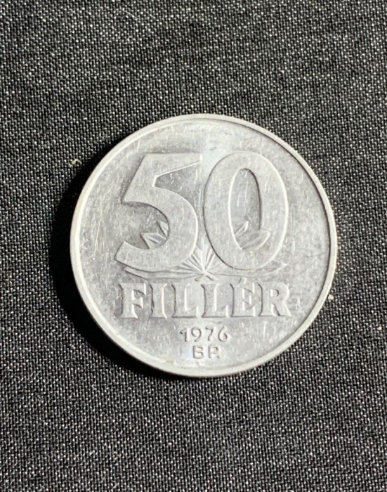 Moneda 50 filler 1976 Ungaria