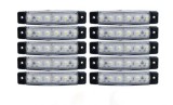 LED LuminI de markaj pentru Camioane Remorca Alb 12v