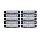 LED LuminI de markaj pentru Camioane Remorca Alb 12v