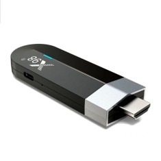Resigilat Media Player TV Stick Techstar&reg; X98 S500, 4K, Android 11.0, Quad Core, 2GB RAM, 16GB ROM, WiFi 2.4G, Bluetooth, HDMI, Negru