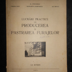 Al. Stefanescu - Lucrari practice la producerea si pastrarea furajelor (1971)