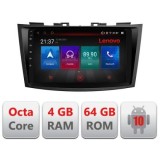 Navigatie Suzuki Swift 2011-2019 E-179 Octa Core cu Android Radio Bluetooth Internet GPS WIFI DSP 4+64GB 4G CarStore Technology