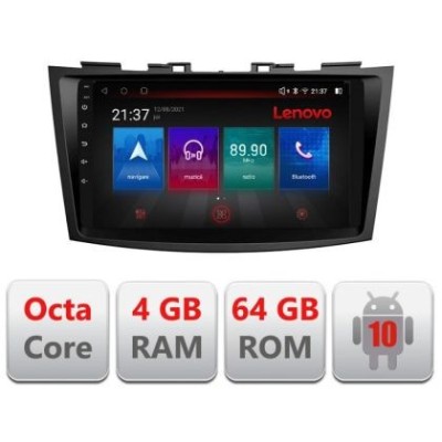 Navigatie Suzuki Swift 2011-2019 E-179 Octa Core cu Android Radio Bluetooth Internet GPS WIFI DSP 4+64GB 4G CarStore Technology foto