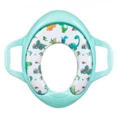 Reductor WC Honey Baby Dinozauri, Verde, 41x37cm, Manere Laterale