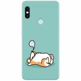 Husa silicon pentru Xiaomi Mi A2, Cute Corgi