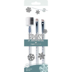 Set 3 pensule pentru machiaj Frost Top Choice 38273, 18 cm