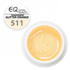 Gel UV Extra quality ? 511 Transparent Glitter Orange, 5g foto