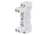 Stativ PIN 8 10A 250VAC pentru șină DIN HR30 HR50