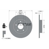 Set disc frana Mazda 6 Box / Estate (Gj) 01.13-05.16, 6 Estate (Gj Gl) 08.12-, 6 Sedan (Gj Gl) 12.12-, Spate, 278X10mm, plin, TEXTAR