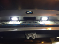 Lampi numar LED, BMW E90 / E91 / E92 / E93, E39 / E60 / E61, X1, X5, X6, set 2 foto