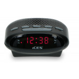 Radio cu ceas Lenco iCES ICR-210, negru - SECOND