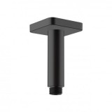 Brat de dus cu montaj pe tavan 100 mm, negru mat (matt black), Hansgrohe Vernis Shape