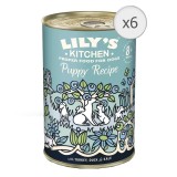 Hrana umeda pentru caini Lily s Kitchen Puppy Recipe With Turkey, Duck Kale, 6 x 400g, Lily&#039;s Kitchen
