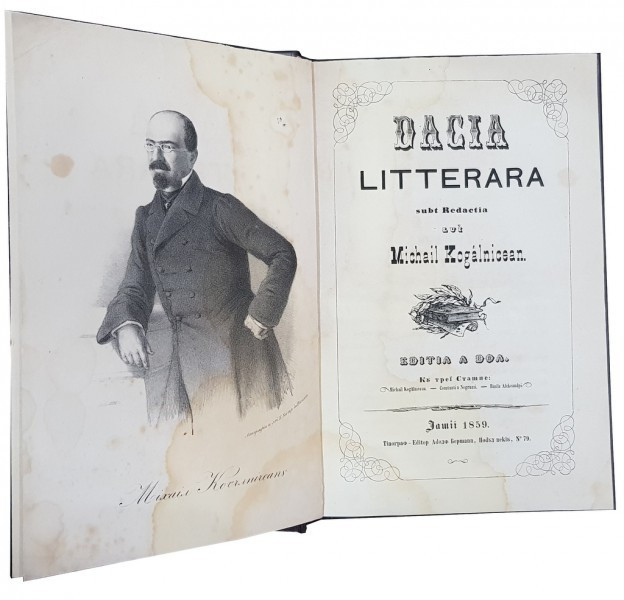 DACIA LITERARA sub redactia lui Mihail Kogalniceanu, Editia II-a - Iasi,  1859 | arhiva Okazii.ro