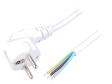 Cablu Alimentare 5m Alb 16A CEE 7/7