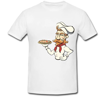 Tricou &amp;quot; Pizza chef vector art &amp;quot; foto