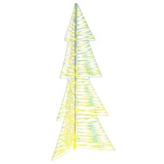 vidaXL Brad de Crăciun cu 160 LED Alb cald 150 cm PET 42019215