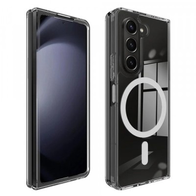 Husa MagSafe pentru Samsung Galaxy Z Fold6 F956, Techsuit, Pro, Transparenta foto