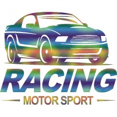 Sticker Motor Racing