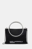 Karl Lagerfeld Jeans poseta culoarea negru, A1W30277