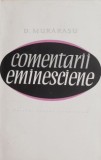 Comentarii Eminesciene - D. Murărașu (Carte Anticariat, Stare Buna)