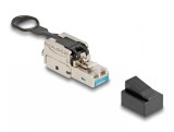 Conector de ansamblat RJ45 Cat.6A pentru fir solid, Delock 87892