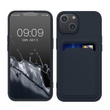 Husa Kwmobile pentru Apple iPhone 14, Albastru, Silicon, 59112.17, Carcasa