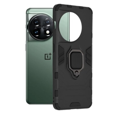 Husa pentru OnePlus 11 - Techsuit Silicone Shield - Black foto