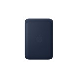 Portofel Magnetic Apple FineWoven pentru iPhone, MagSafe, Deep Blue