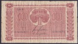 Bancnota Finlanda 10 Markkaa 1945 (1948) - P85 VF ( Litt.B - vezi descriere )