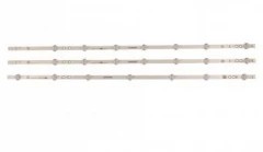 Set barete led , Televizor Finlux 40 inch , 2 barete cu 8 led-uri si 1 bareta cu 7 led-uri , Originale