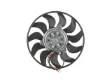 GMV ventilator radiator Audi A4 (B6/B7), 2000-2007, A6 (C6), 2004-2010; cutie manuala, cu AC/fara AC, 200 W; 280 mm; fara mufa, 133823U2-Q, OEM/OES