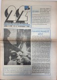 Revista 22 nr 43 Almanah 1990 16 pagini 42x30 cm limba romana stare buna