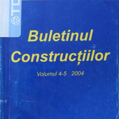 BULETINUL CONSTRUCTIILOR VOL.4-5/2004 NORMATIV PENTRU PROIECTAREA CONSTRUCTIILOR SI INSTALATIILOR DE EPURARE A A