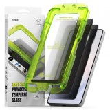 Folie de protectie Ecran Ringke Easy Slide pentru Samsung Galaxy S26 Ultra S948, Sticla Securizata, Full Glue, Set 2 bucati, Neagra