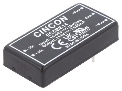 Convertor DC/DC 15W 18-36V la 12V/-12V foto