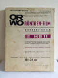 Cumpara ieftin Cutie veche ORWO Rontgen film raze X, uz medical, 1976, 18x24 cm, deschisa