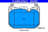 ATE 13.0460-4702.2 set placute frana,frana disc