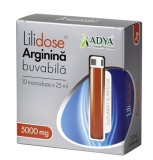 LILIDOSE ARGININA BUVABILA 5000MG 25ML*10MDZ