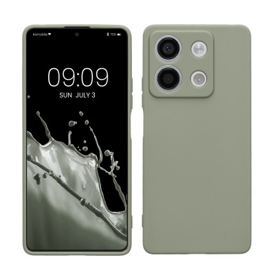 Husa Kwmobile pentru Xiaomi Redmi Note 13, Verde, Silicon, KWM000020LK003C foto