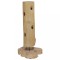 vidaXL Suport 8 sticle de vin, 40 x 30 x 80 cm, lemn masiv de tec 288812