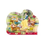 Puzzle cu rama - Alba ca Zapada (25 piese)