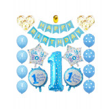 Set 21 baloane pentru aniversare, petrecere HAPPY BIRTHDAY - 1 ani